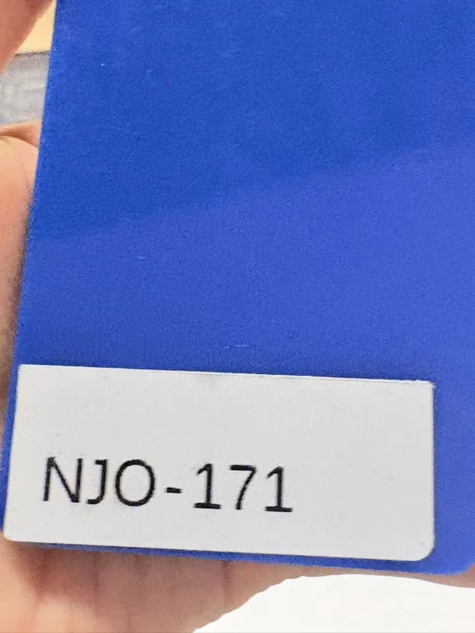 Royal blue solid acrylic swatch