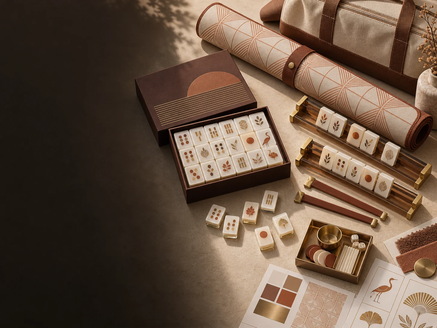 Coordinated custom Lucky Mahjong collection