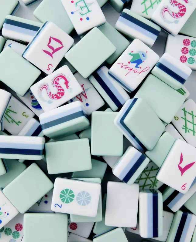 Premium American Mahjong set styled as a personalized family heirloom