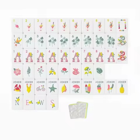 Acrylic foldable American Mahjong customization reference