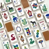 Safari animal modern American Mahjong customization reference