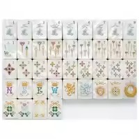 High quality acrylic luxury American Mahjong set reference