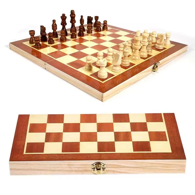 Premium wooden chess set