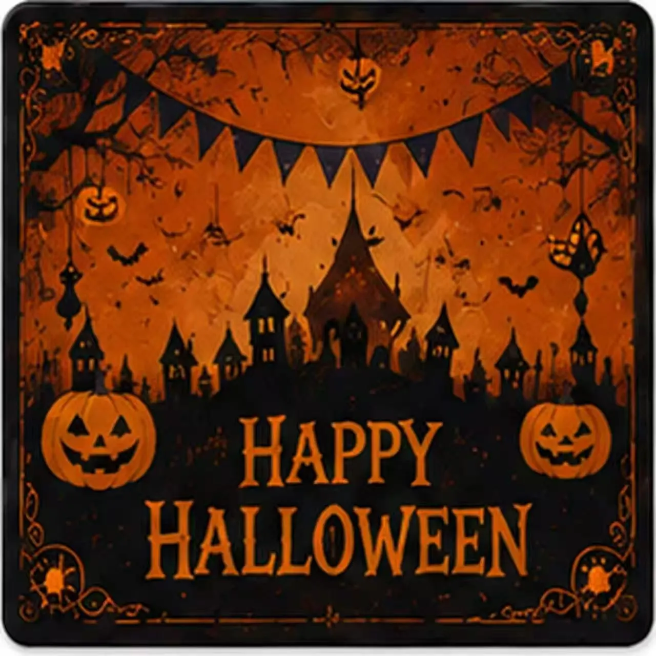 Pumpkin Town Table Cover