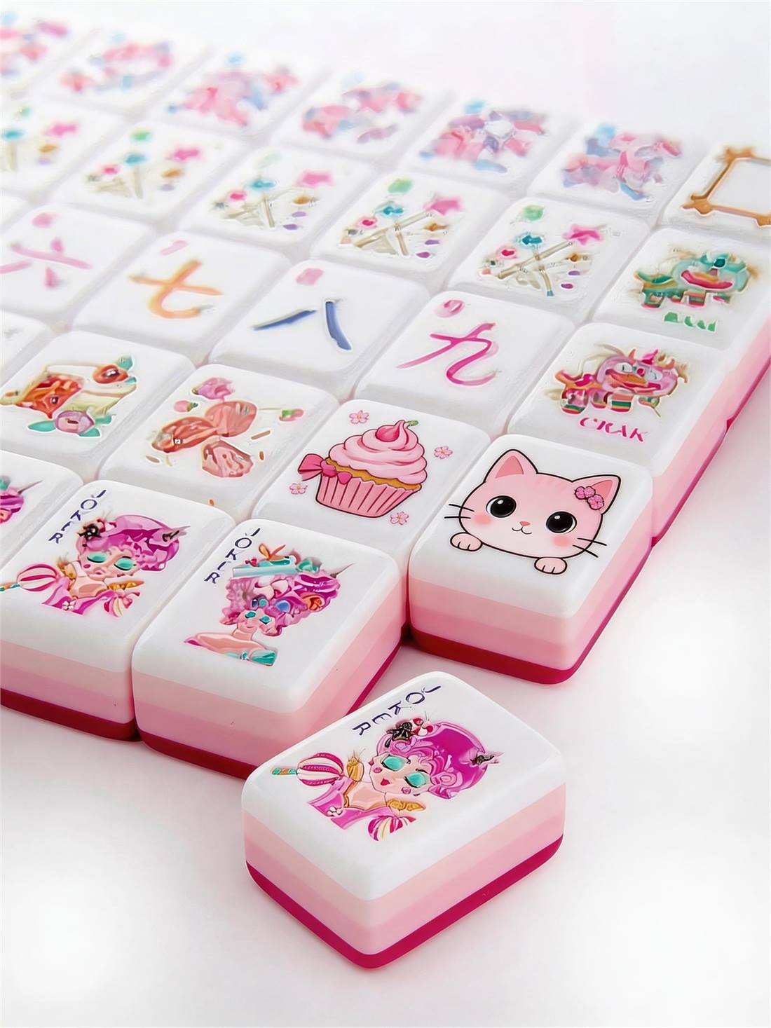 Custom 160 Tile Mahjong Set detail view
