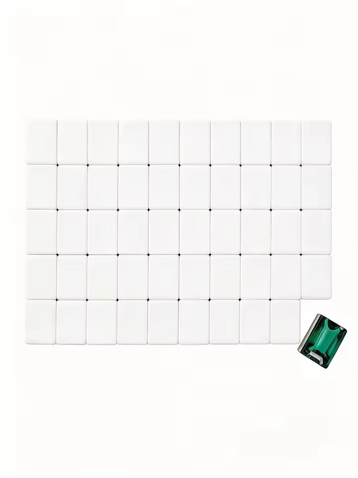 Portable Foldable Acrylic Mahjong Set detail view