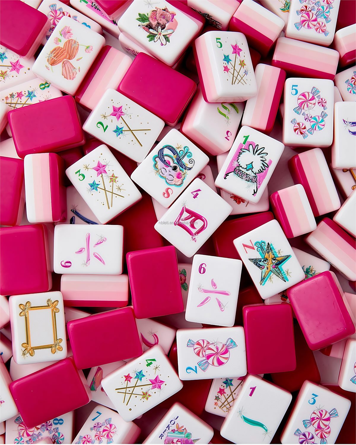Portable Four Layer Mahjong Set