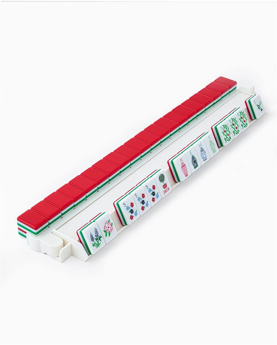 Red MS654 Mahjong Set detail view